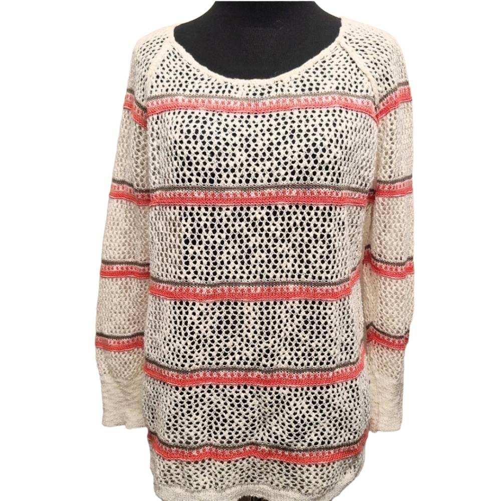 Crocheted Long Sleeve Top